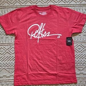 Reckless LA Red Logo Tee Size Medium NWT